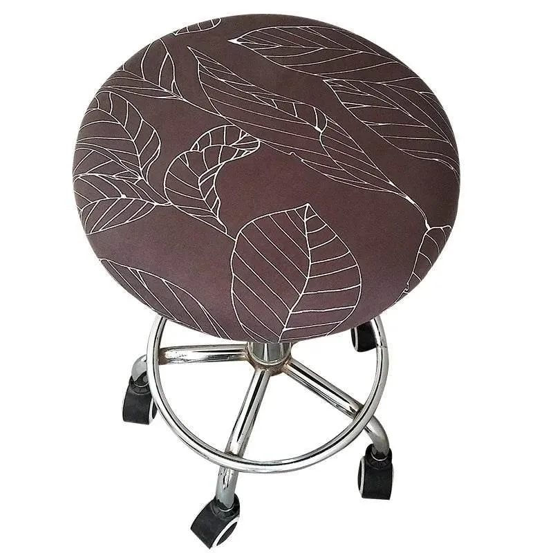 Floral Elastic Chair Cover - Stylish Anti-Dirty Slipcover for Home Bar Stools