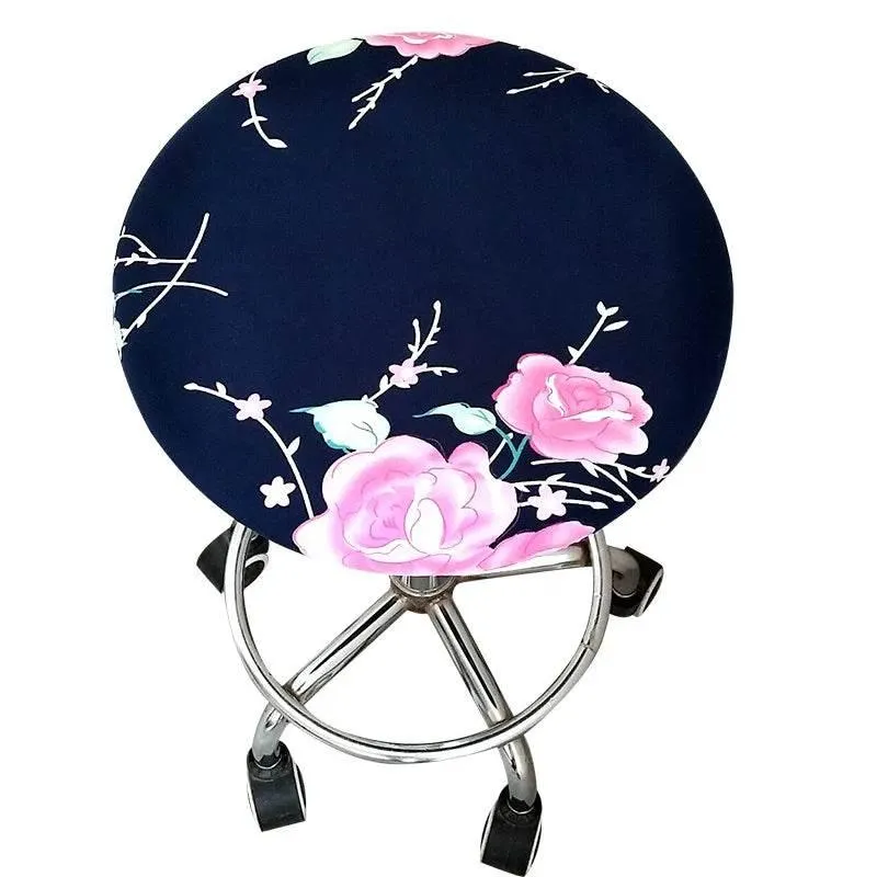 Floral Elastic Chair Cover - Stylish Anti-Dirty Slipcover for Home Bar Stools