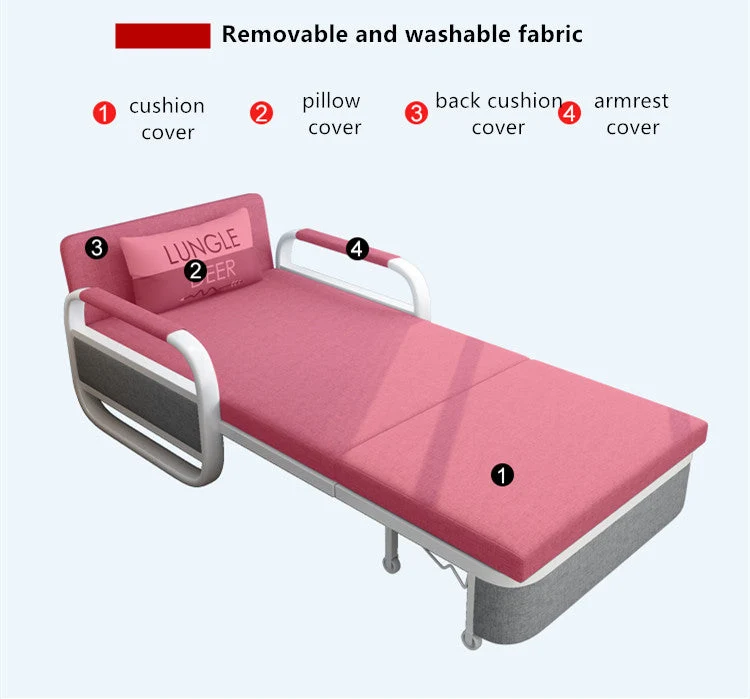 Umwandelbares Einzel-Schlafsofa im 2-in-1-Design mit Stauraum darunter