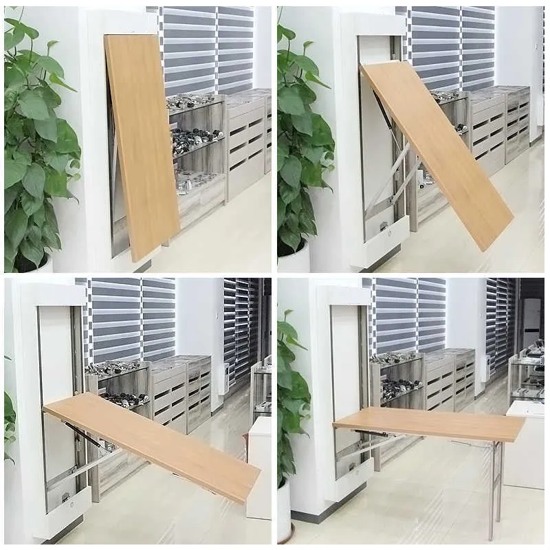 Unsichtbares Klapptisch-Mechanismus-Set zur Wandmontage