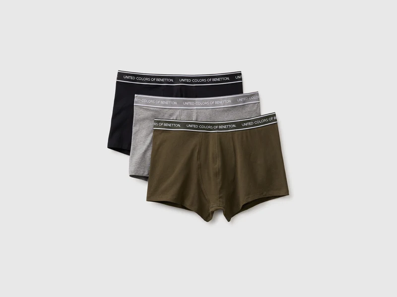 Dreier-Set Boxershorts mit Logo-Gummizug