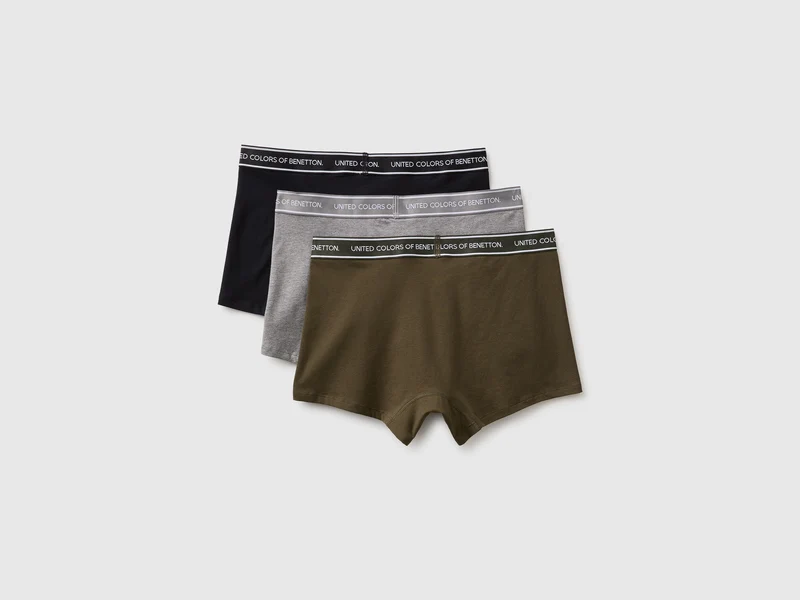 Dreier-Set Boxershorts mit Logo-Gummizug
