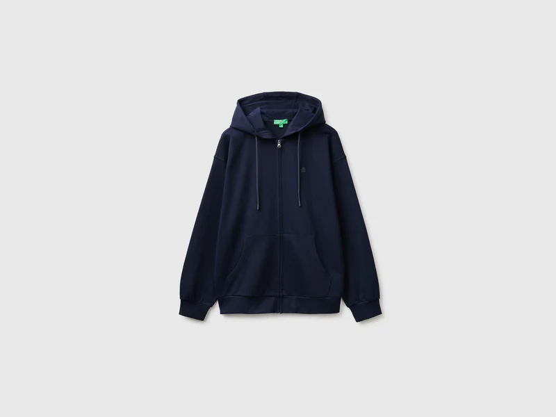 Kapuzenpullover mit Logoaufnäher