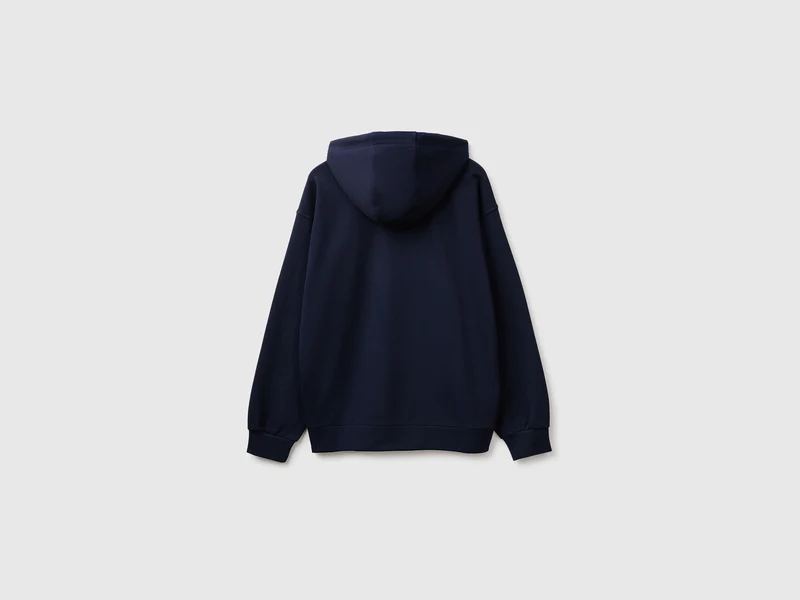 Kapuzenpullover mit Logoaufnäher