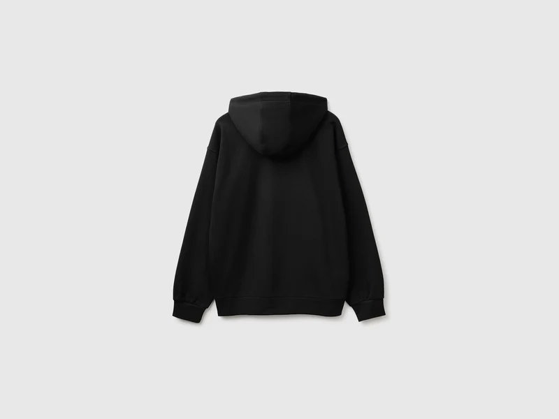 Kapuzenpullover mit Logoaufnäher