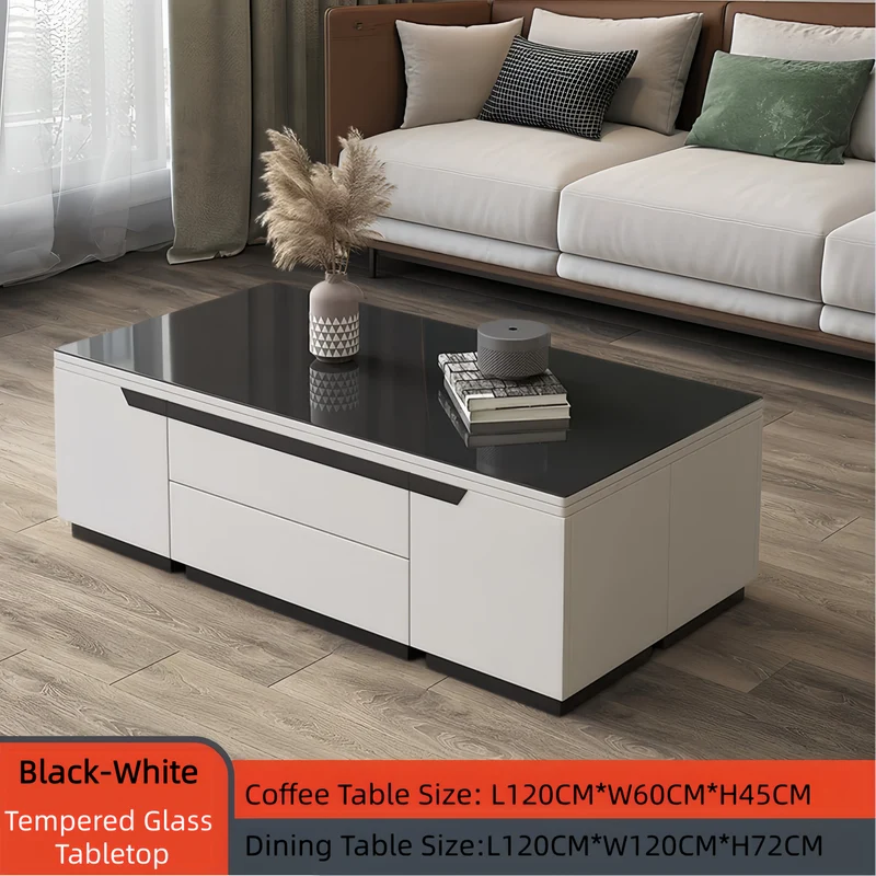 3-in-1-Multifunktions-Couchtisch mit platzsparendem Design