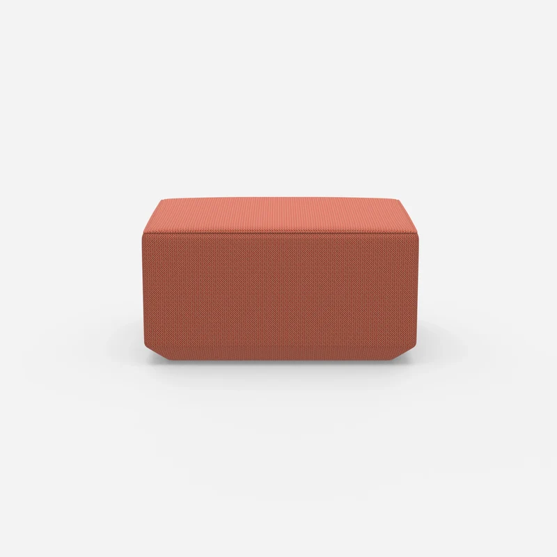Sitzpouf in Orange