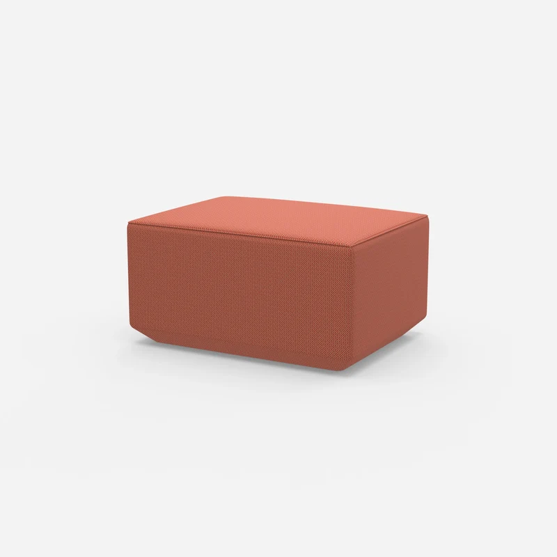 Sitzpouf in Orange