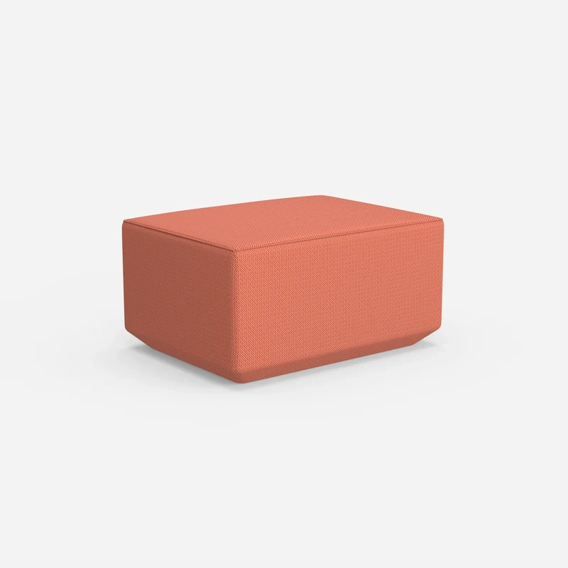 Sitzpouf in Orange