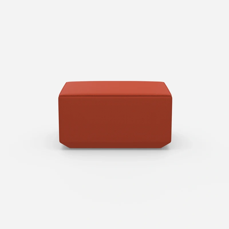 Sitzpouf in Orange