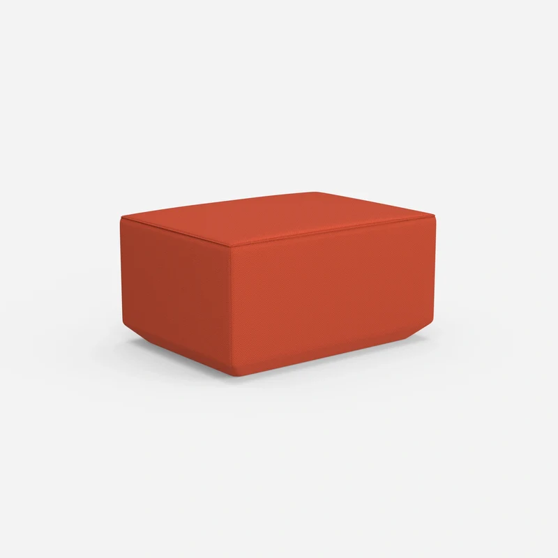 Sitzpouf in Orange