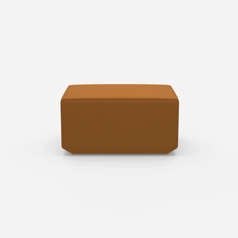 Sitzpouf in Orange