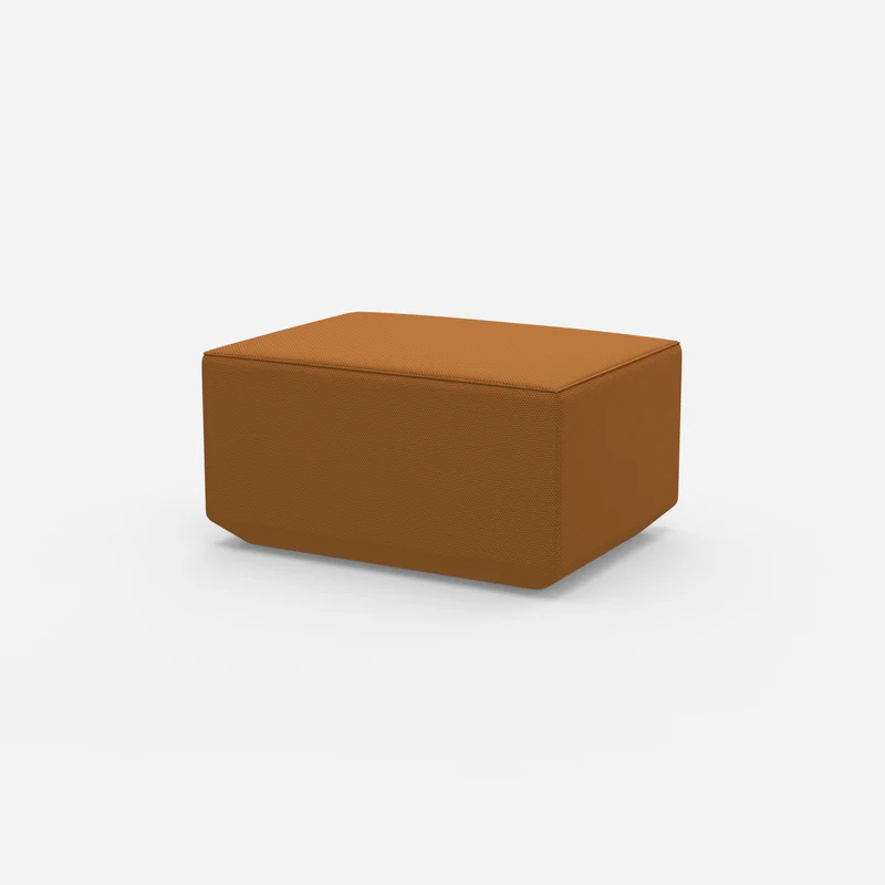 Sitzpouf in Orange