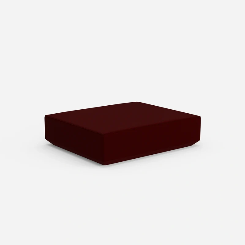 Roter Pouf