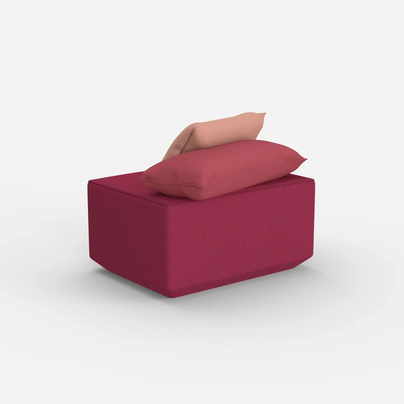 Pouf in Rosa