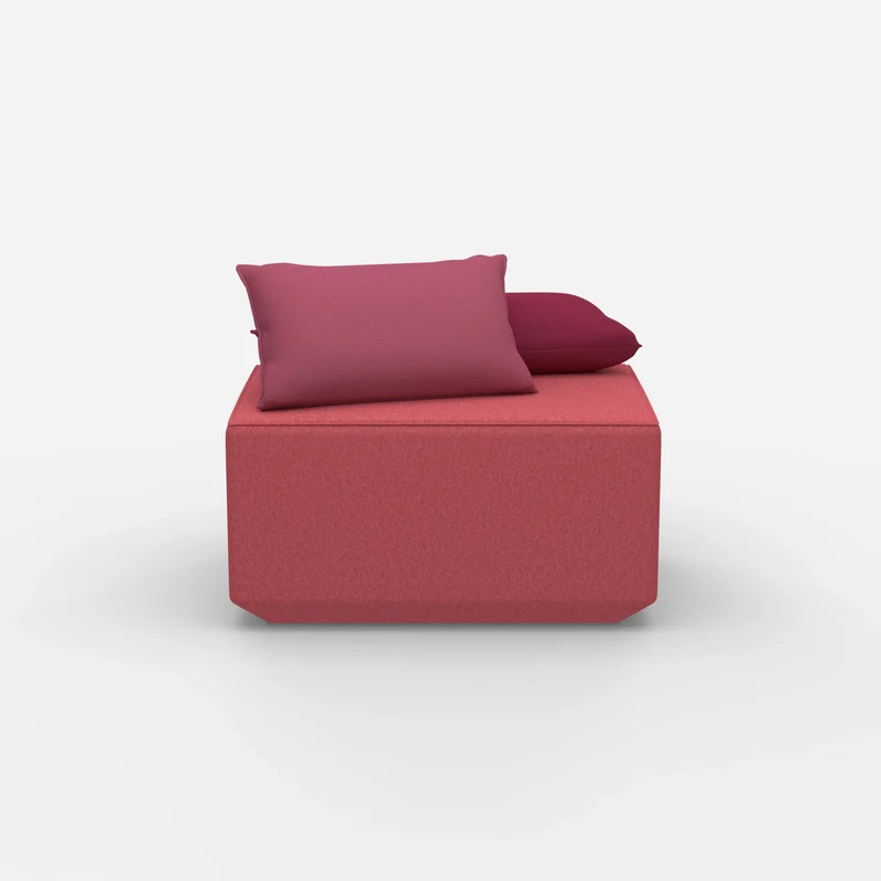 Pouf in Rosa