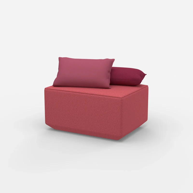 Pouf in Rosa