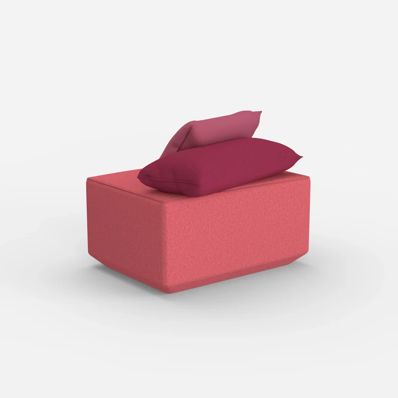 Pouf in Rosa