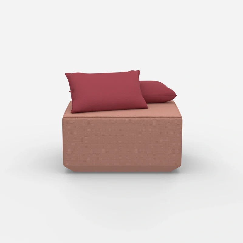 Pouf in Rosa