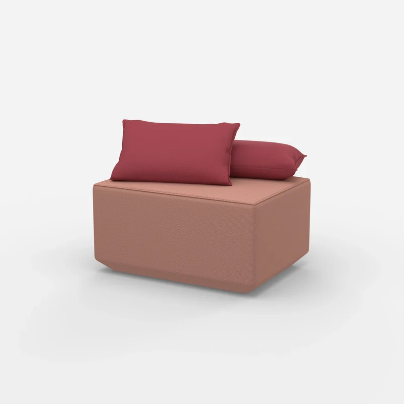 Pouf in Rosa