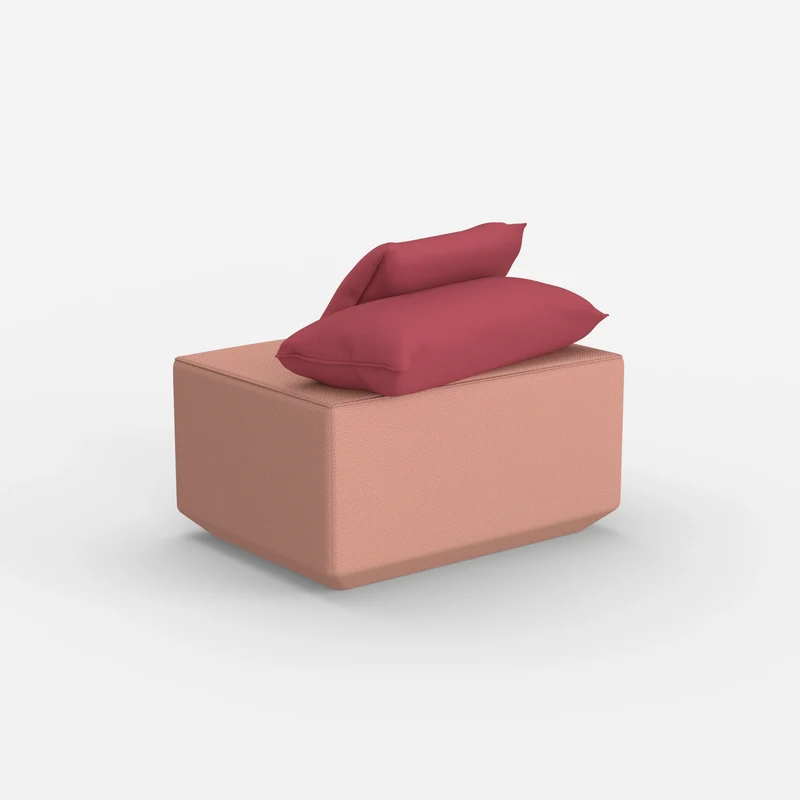 Pouf in Rosa