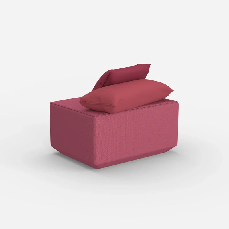 Pouf in Rosa