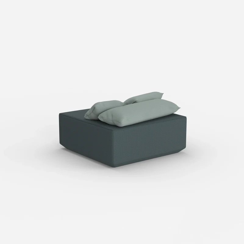Sitzpouf petrol