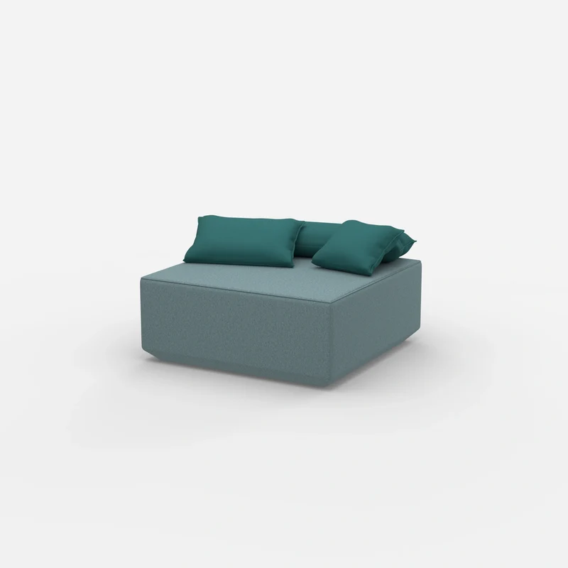 Sitzpouf petrol