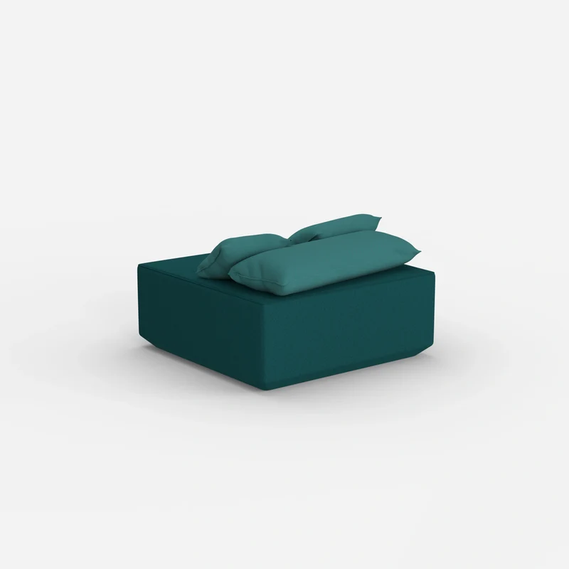 Sitzpouf petrol
