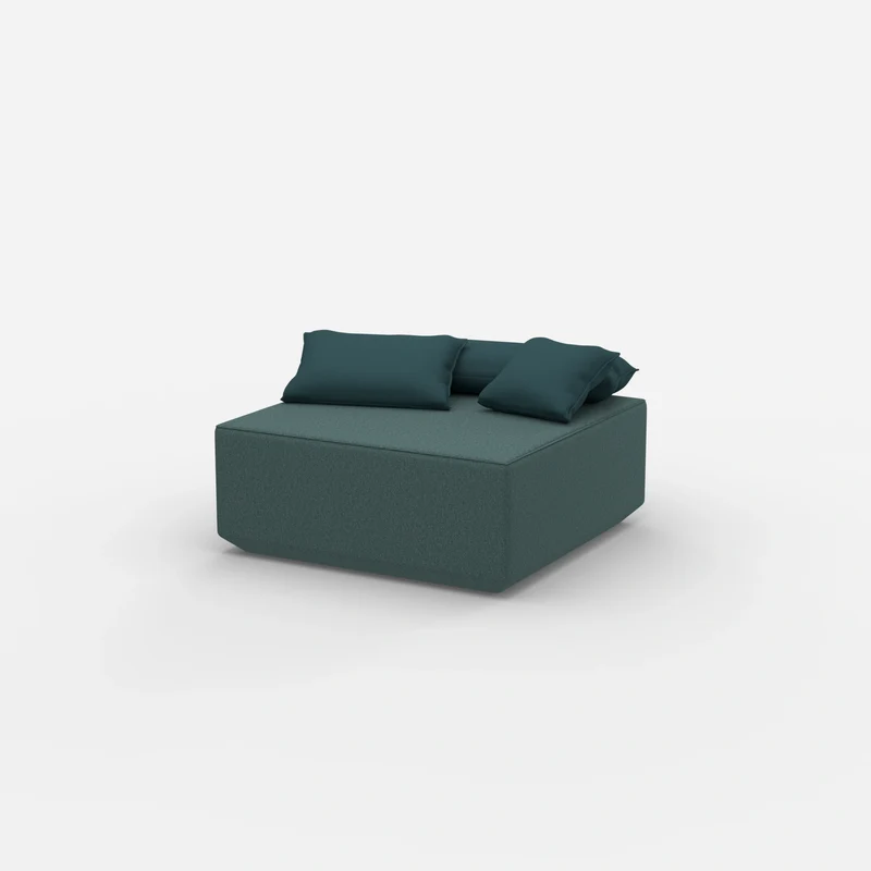 Sitzpouf petrol