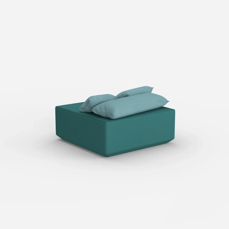 Sitzpouf petrol
