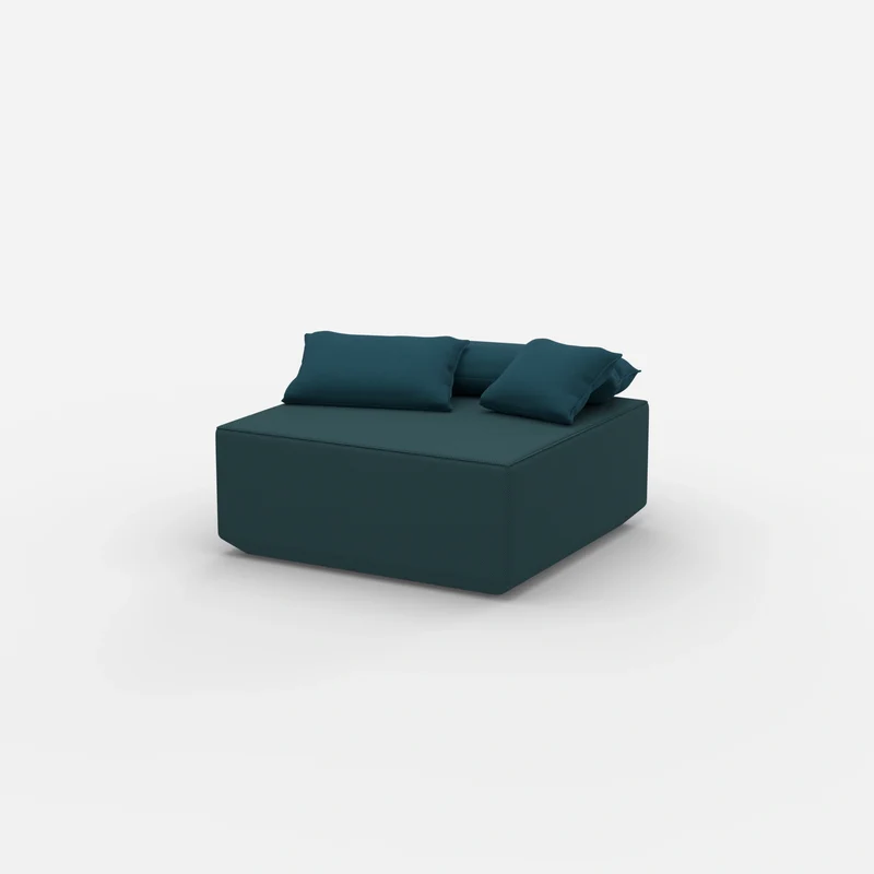 Sitzpouf petrol