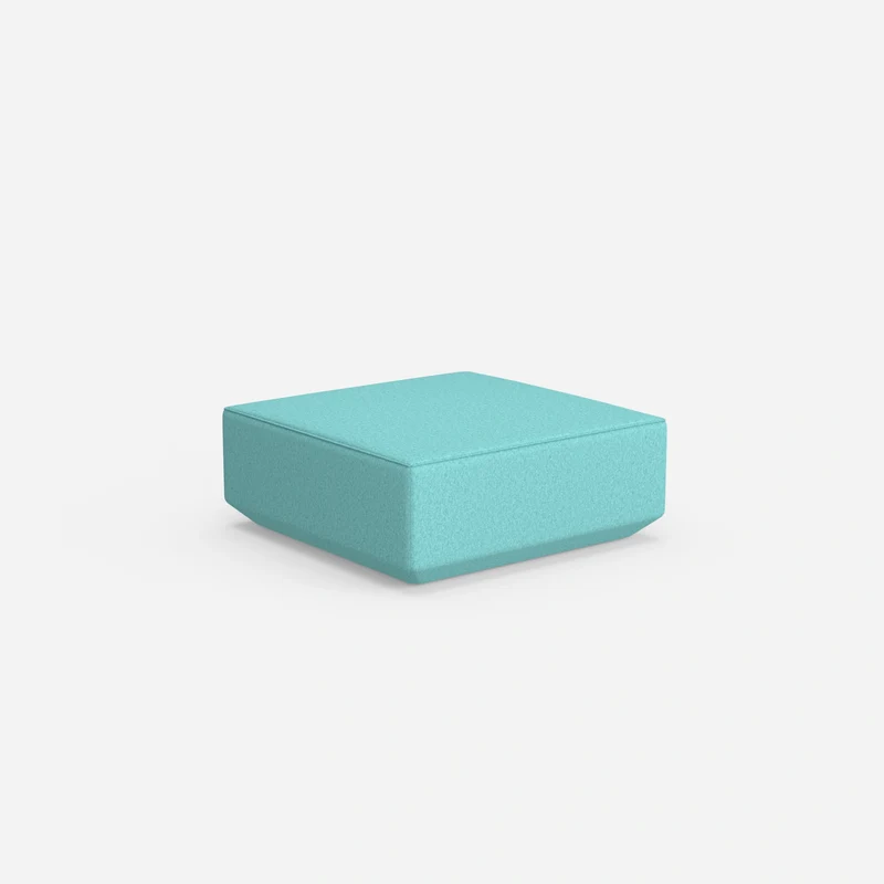 Moderner Pouf blau