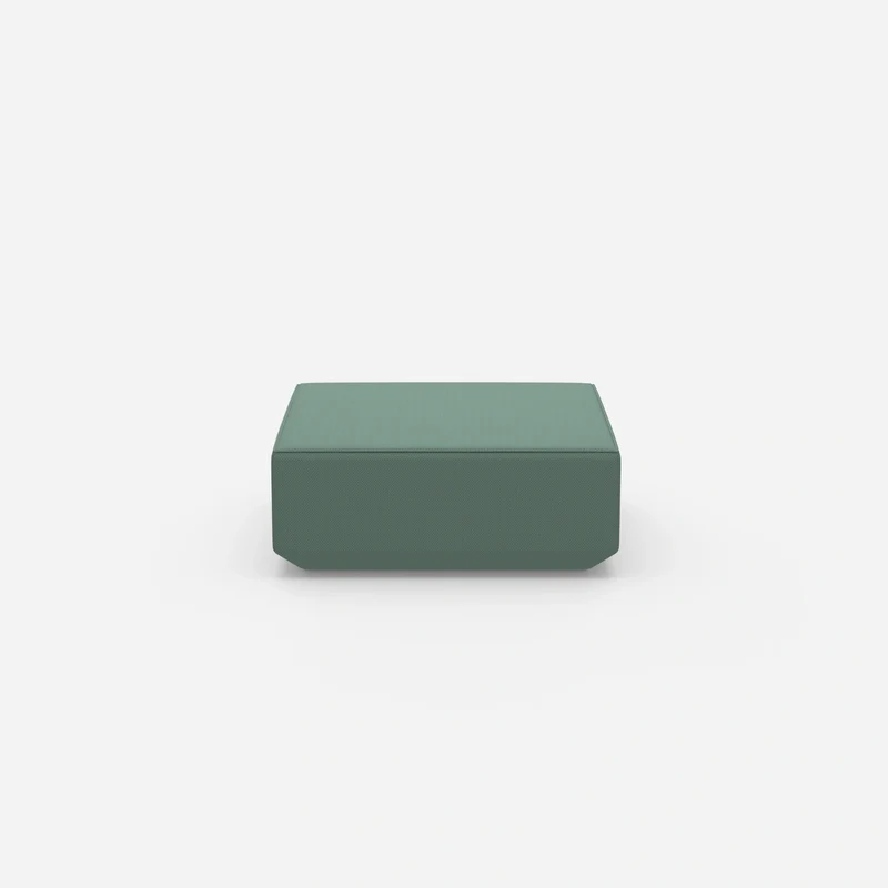 Moderner Pouf blau
