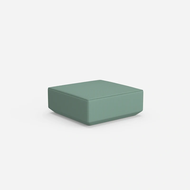 Moderner Pouf blau