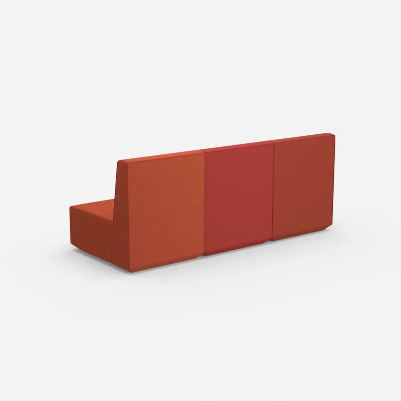 3er Sofa rot
