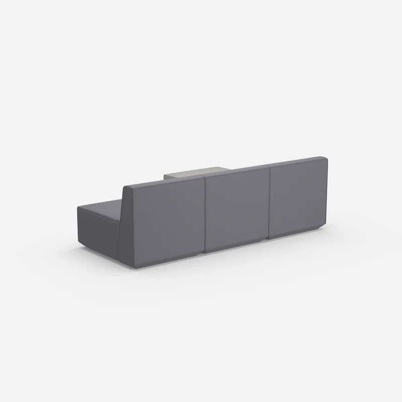 Graues Sofa 3 Sitzer