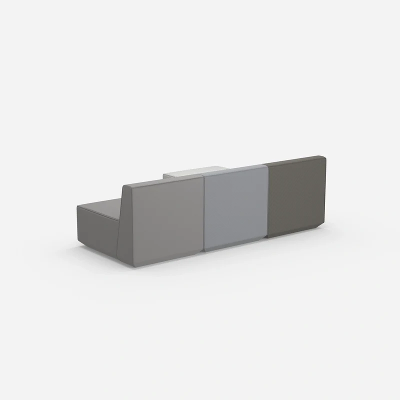 Graues Sofa 3 Sitzer