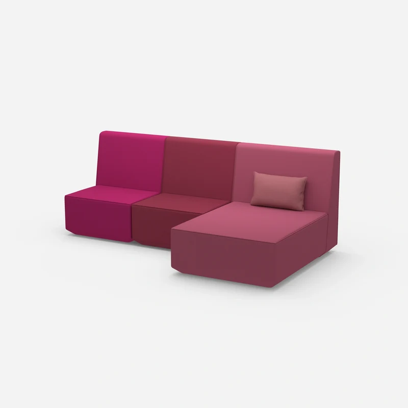 3 Personen Sofa mit Recamiere