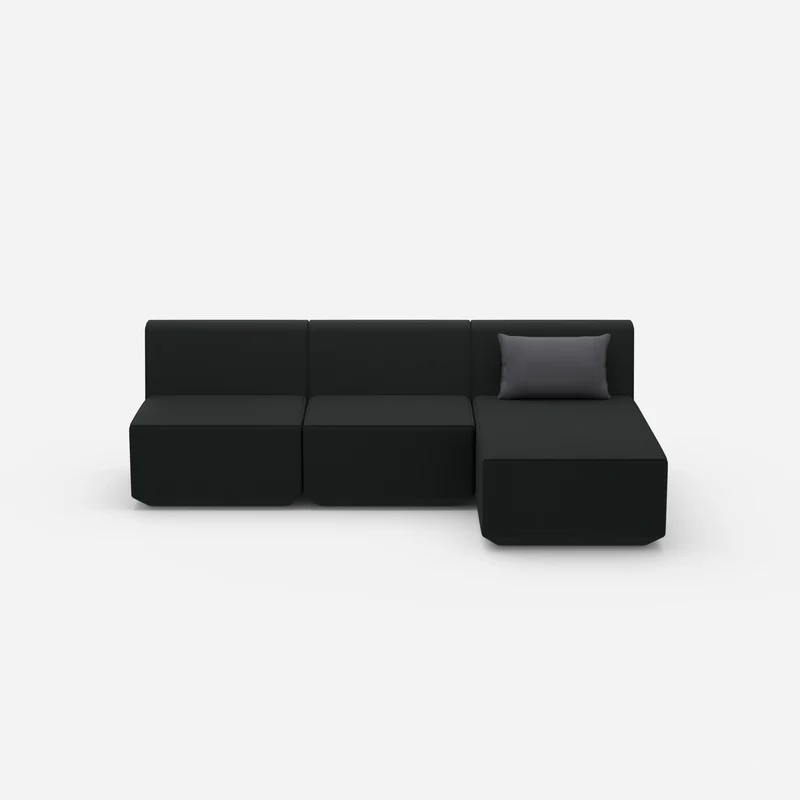 3er Sofa mit Recamiere