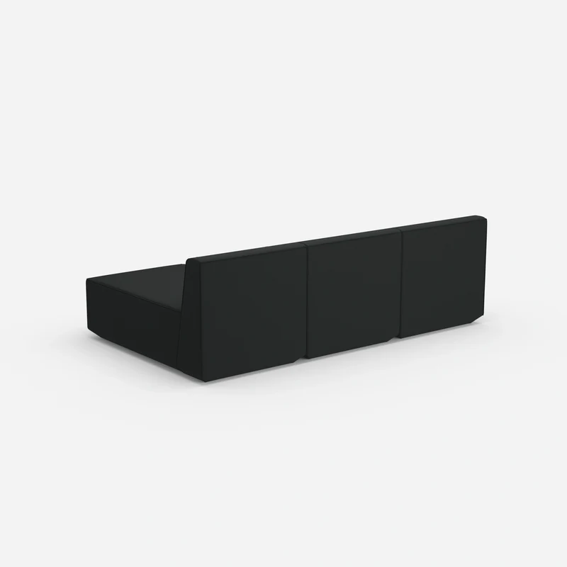 3er Sofa mit Recamiere