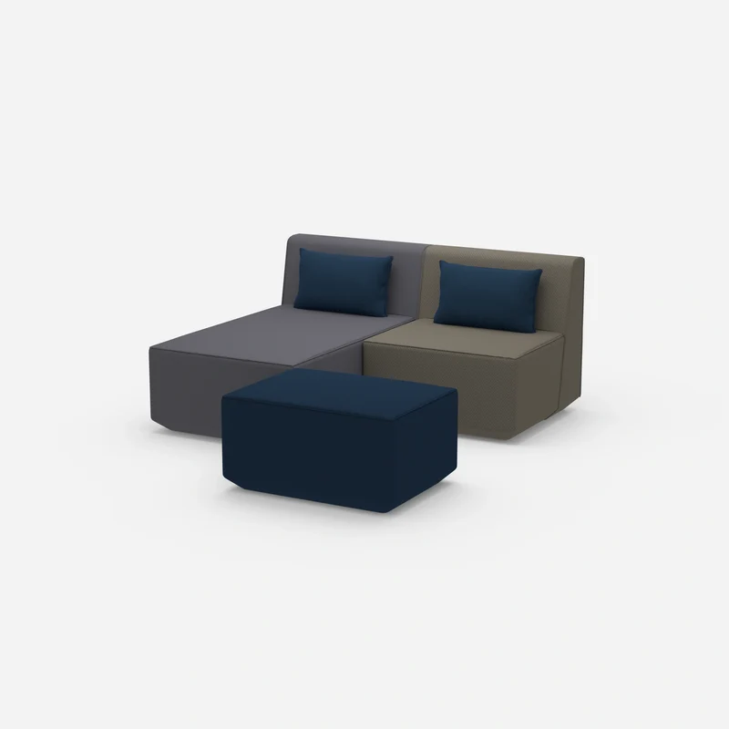 Zweisitzer modulares Sofa mit Funktion