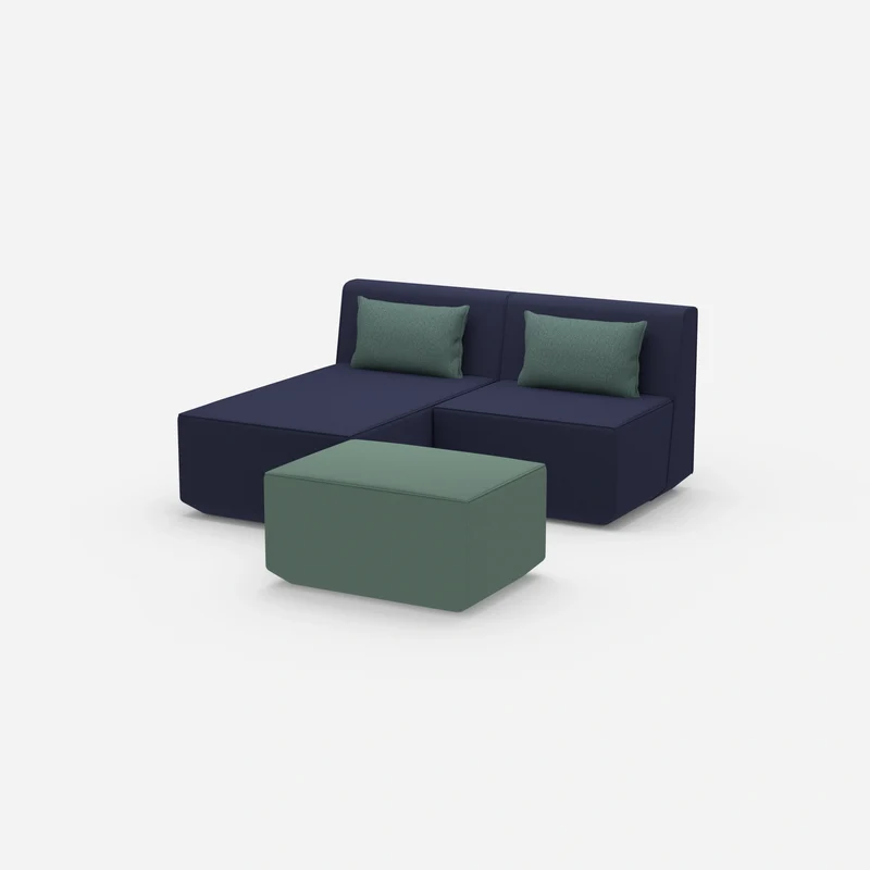 Zweisitzer modulares Sofa mit Funktion