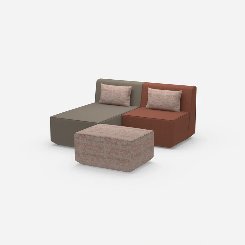 Zweisitzer modulares Sofa mit Funktion