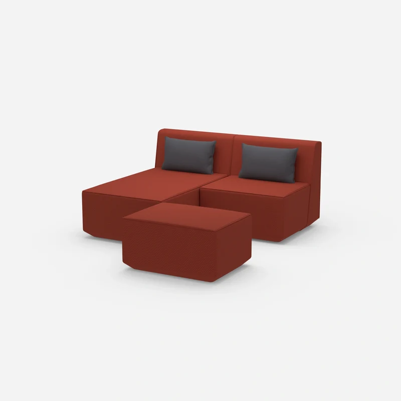 Zweisitzer modulares Sofa mit Funktion