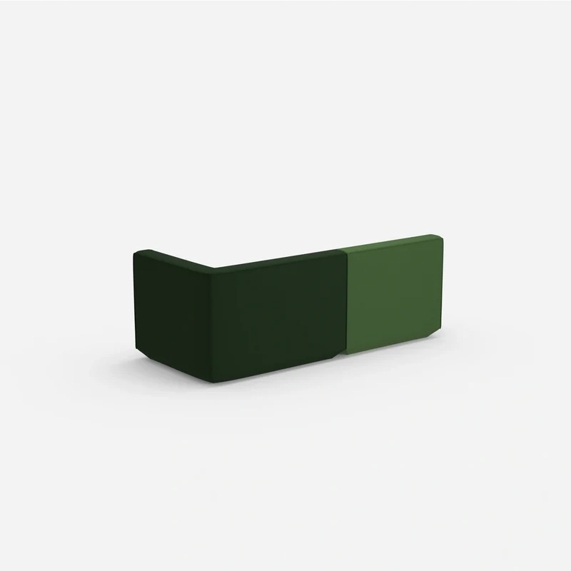 Sofa Zweisitzer grün 180 cm breit