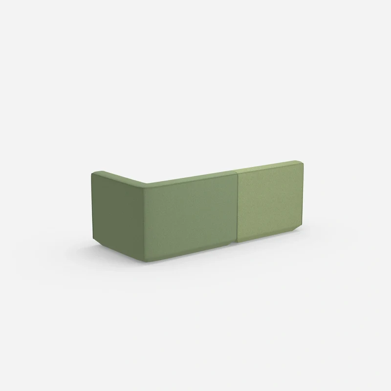 Sofa Zweisitzer grün 180 cm breit