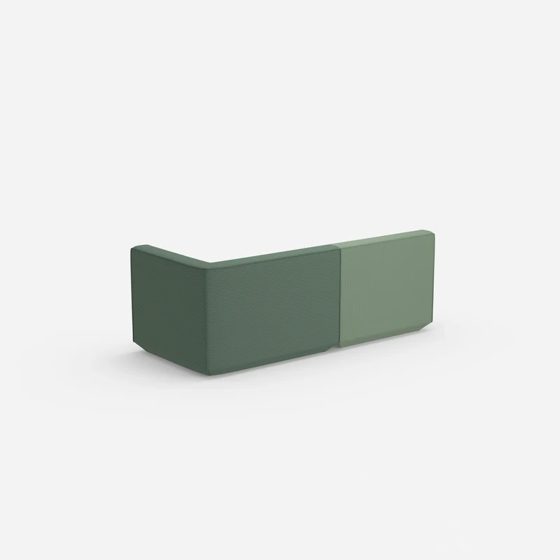 Sofa Zweisitzer grün 180 cm breit