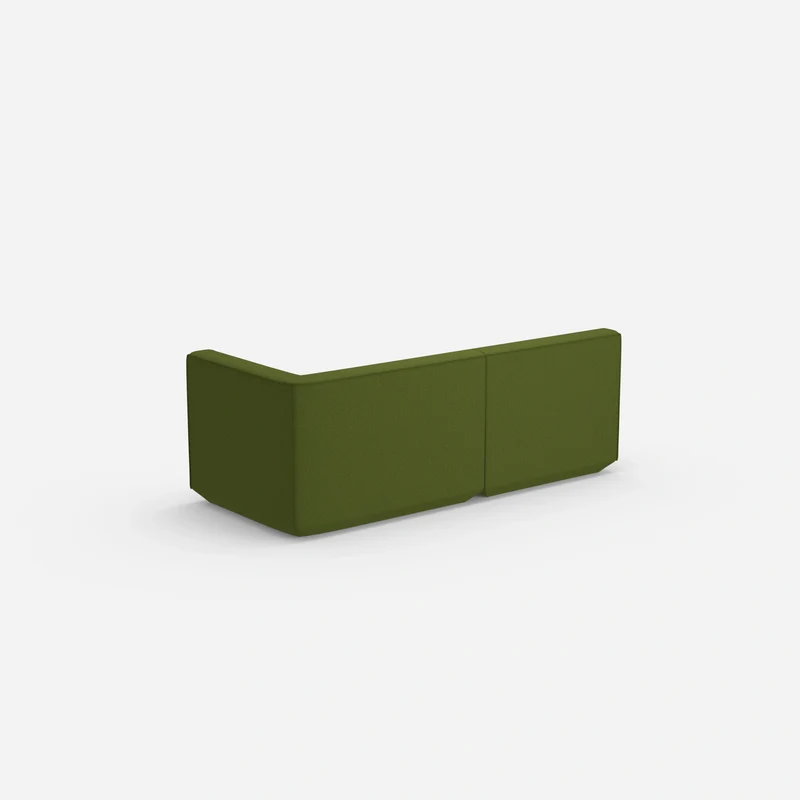 Sofa Zweisitzer grün 180 cm breit