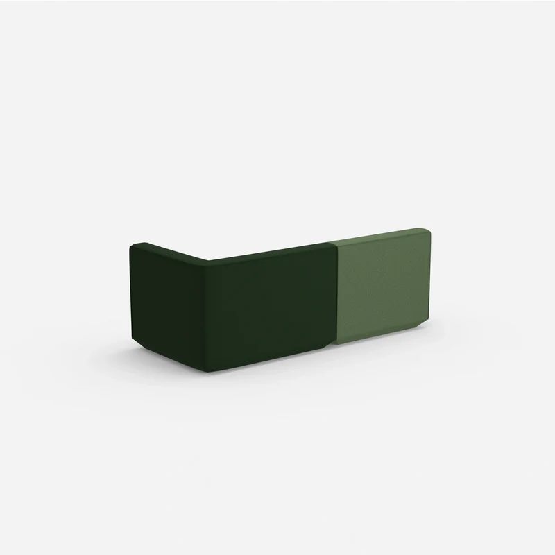 Sofa Zweisitzer grün 180 cm breit
